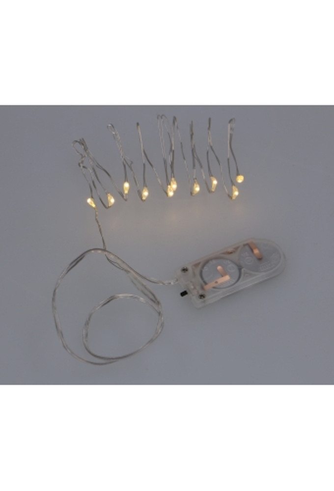 Decoratie Led verlichting 1 meter met 10 lampjes & Batterij