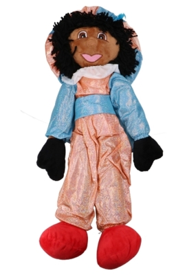 Decoratiepop Groot Piet Met Pet 50cm 1stuk