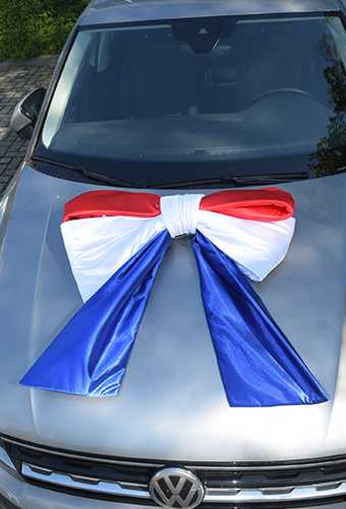 Deurstrik Dubbel Nederland Lucca 77x50+40cm & Zuignap lint 25cm