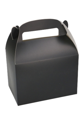 Draagdoosjes Danau Zwart 17.3x11.4x12.3cm 25stuks