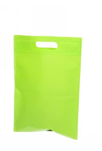 Draagtas Dongo Nonwoven Uitgesneden Handvat Groen 38.5x45cm 200stuks