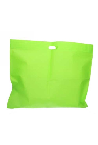 Draagtas Dongo Nonwoven Uitgesneden Handvat Groen 58x50cm 200stuks