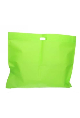 Draagtas Dongo Nonwoven Uitgesneden Handvat Groen 58x50cm 200stuks