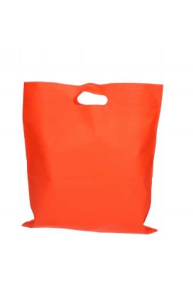 Draagtas Dongo Nonwoven Uitgesneden Handvat Oranje 23.5x35cm 200stuks