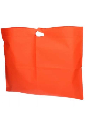 Draagtas Dongo Nonwoven Uitgesneden Handvat Oranje 58x50cm 200stuks