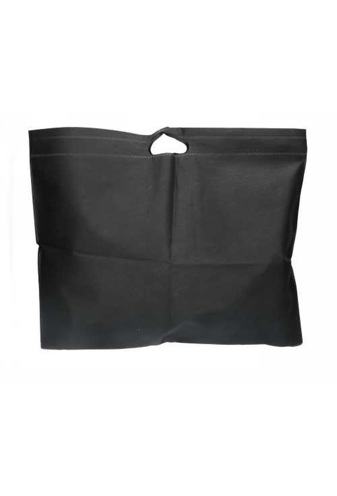Draagtas Dongo Nonwoven Uitgesneden Handvat Zwart 58x50cm 200stuks