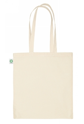 Draagtas Katoen Fairtrade Ecru Met Hengsel 150grams 38x42cm 250stuks