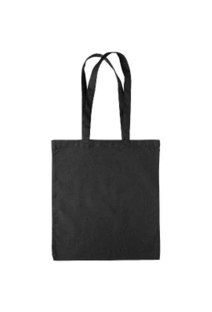 Draagtas Katoen High Quality 140gr Zwart & Lang Hengsel 38x42cm