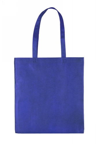 Draagtassen Non Woven Blauw Met Hengsel 38x42cm 80 grams 250stuks