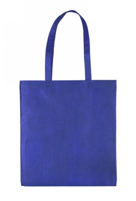 Draagtassen Non Woven Blauw Met Hengsel 38x42cm 80 grams 250stuks