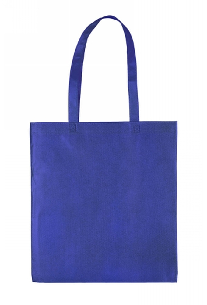 Draagtassen Non Woven Blauw Met Hengsel 38x42cm 80 grams 250stuks
