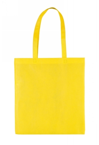 Draagtassen Non Woven Geel Met Hengsel 38x42cm 80 grams 250stuks