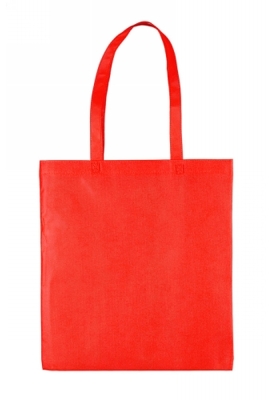 Draagtassen Non Woven Rood Met Hengsel 38x42cm 80 grams 250stuks