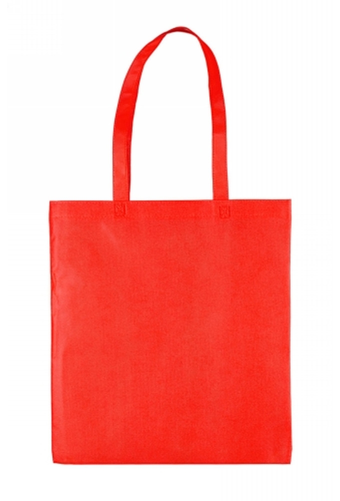 Draagtassen Non Woven Rood Met Hengsel 38x42cm 80 grams 250stuks