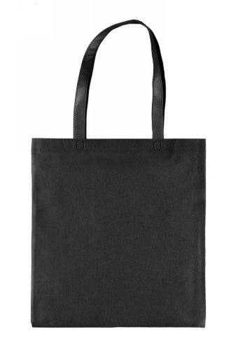 Draagtassen Non Woven Zwart Met Hengsel 38x42cm 80 grams 250stuks
