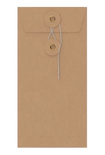 Envelop Met Japanse Sluiting Tokyo Kraft 22x11cm 50stuks