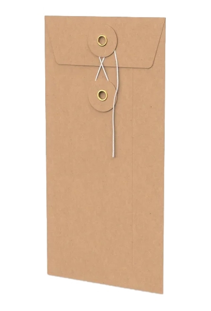 Envelop Met Japanse Sluiting Tokyo Kraft 22x11cm 50stuks