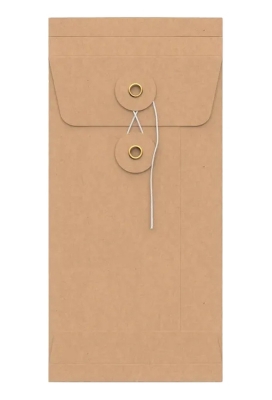 Envelop Met Japanse Sluiting Tokyo Kraft 22x11x2.5cm 50stuks