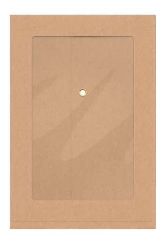 Envelop Met Japanse Sluiting Tokyo Kraft Venster 22.9x16.2x2.5cm 50st