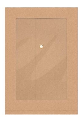 Envelop Met Japanse Sluiting Tokyo Kraft Venster 22.9x16.2x2.5cm 50st
