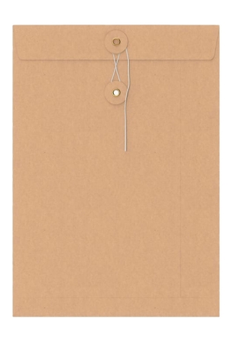 Envelop Met Japanse Sluiting Tokyo Kraft Venster 32.4x22.9cm 50stuks