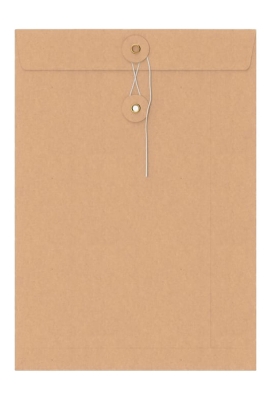Envelop Met Japanse Sluiting Tokyo Kraft Venster 32.4x22.9cm 50stuks
