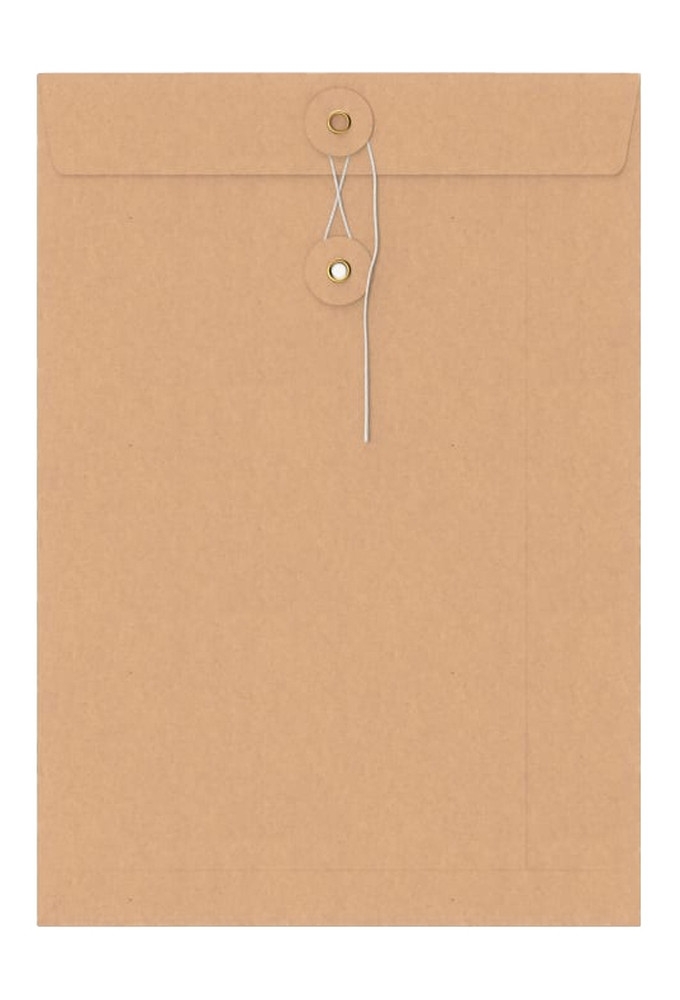 Envelop Met Japanse Sluiting Tokyo Kraft Venster 32.4x22.9cm 50stuks