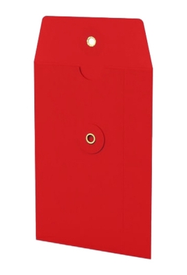 Envelop Met Japanse Sluiting Tokyo Rood 16.2x11.4cm 100stuks