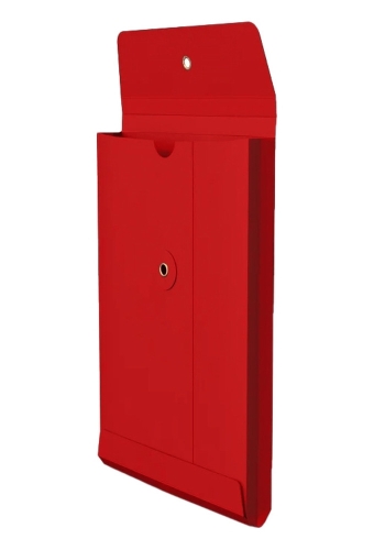 Envelop Met Japanse Sluiting Tokyo Rood 22.9x16.2x2.5cm 100stuks