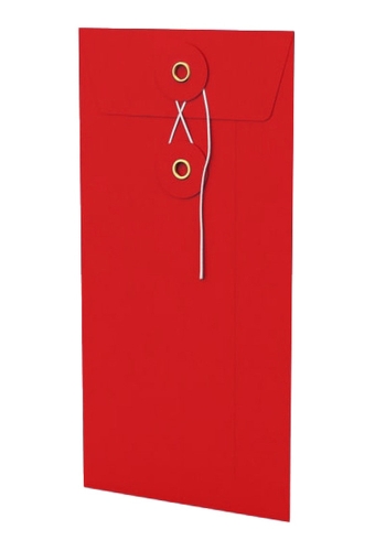 Envelop Met Japanse Sluiting Tokyo Rood 22x11cm 100stuks