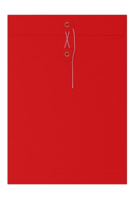 Envelop Met Japanse Sluiting Tokyo Rood 32.4x22.9cm 100stuks
