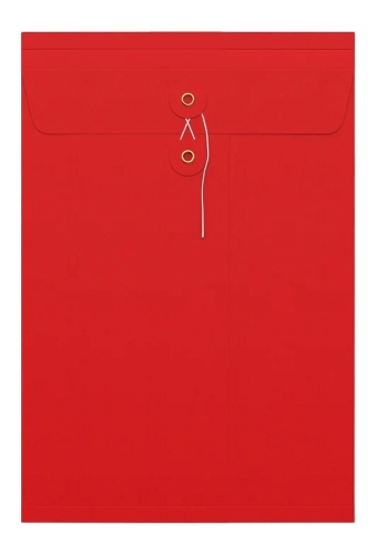 Envelop Met Japanse Sluiting Tokyo Rood 32.4x22.9x2.5cm 100stuks