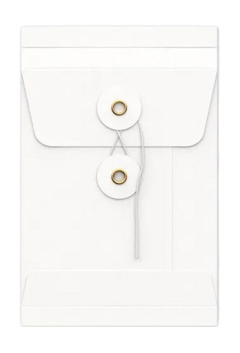 Envelop Met Japanse Sluiting Tokyo Wit 16.2x11.4x2.5cm 100stuks