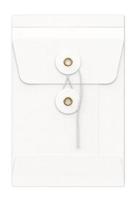 Envelop Met Japanse Sluiting Tokyo Wit 16.2x11.4x2.5cm 100stuks