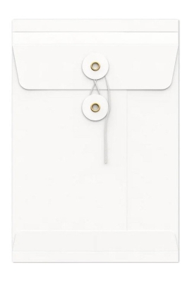 Envelop Met Japanse Sluiting Tokyo Wit 22.9x16.2x2.5cm 100stuks