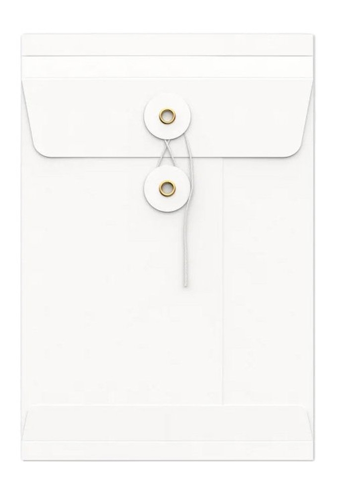 Envelop Met Japanse Sluiting Tokyo Wit 22.9x16.2x2.5cm 100stuks