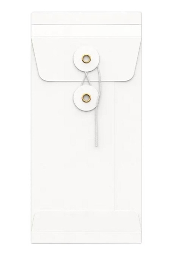 Envelop Met Japanse Sluiting Tokyo Wit 22x11x2.5cm 100stuks