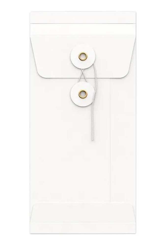 Envelop Met Japanse Sluiting Tokyo Wit 22x11x2.5cm 100stuks
