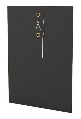 Envelop Met Japanse Sluiting Tokyo Zwart 22.9x16.2cm 50stuks