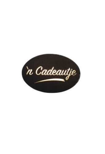 Etiketten Everyday 'n Cadeautje Zwart 3.7x2.5 cm 500stuks