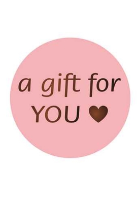 Etiketten Everyday A Gift For You Roze 4cm 500stuks