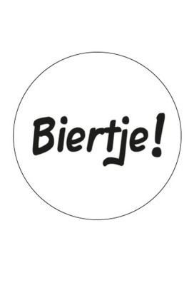 Etiketten Everyday Biertje 4cm 500stuks