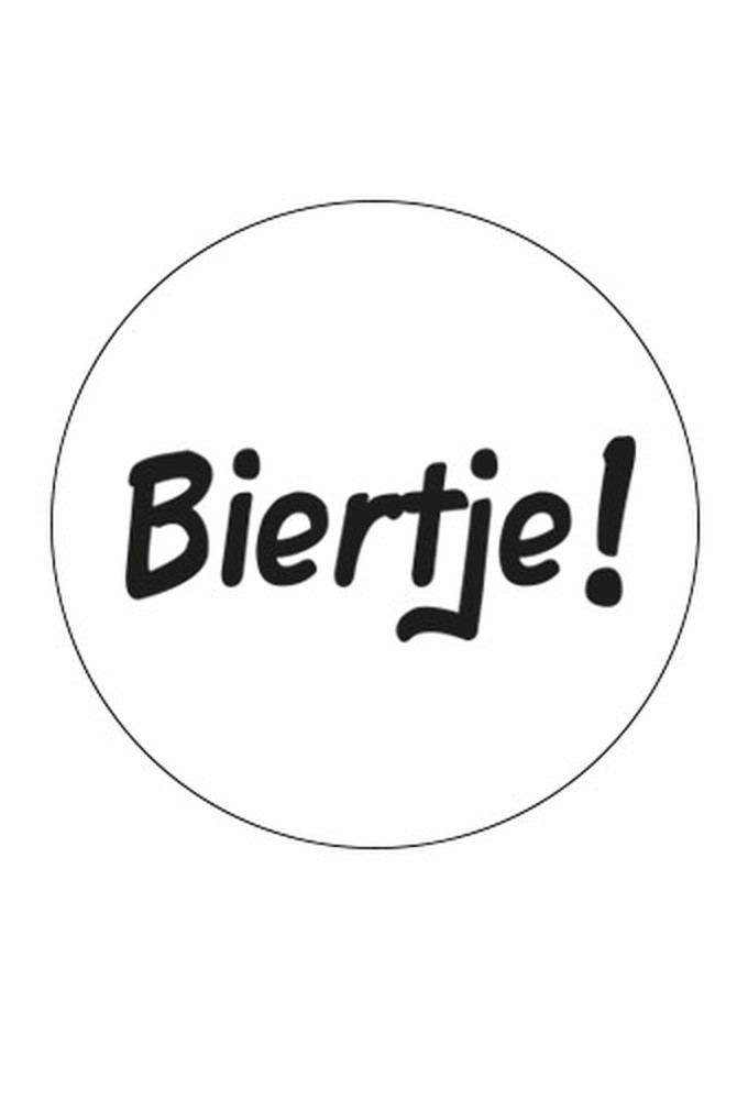 Etiketten Everyday Biertje 4cm 500stuks