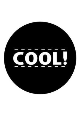 Etiketten Everyday COOL Zwart 4.7cm 500stuks op is op