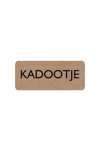 Etiketten Everyday Kadootje Kraft 3.8x1.6cm 500stuks
