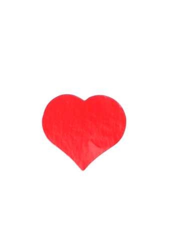 Etiketten Liefde Hartje Rood Blanco 3x2.6cm 500stuks