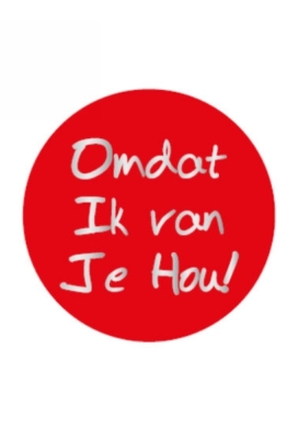 Etiketten Liefde Omdat Ik Van Je Hou 3cm 500stuks