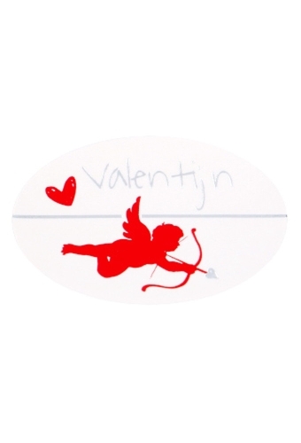 Etiketten Liefde Valentijn 4x2cm 500stuks