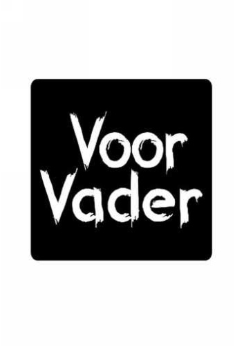 Etiketten Vader Zwart Voor Vader Wit 4.5x4.5cm 500stuks op is op
