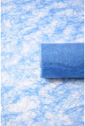 Fibre Linnen Blauw 60 cm x 25 meter Kadoverpakkingen